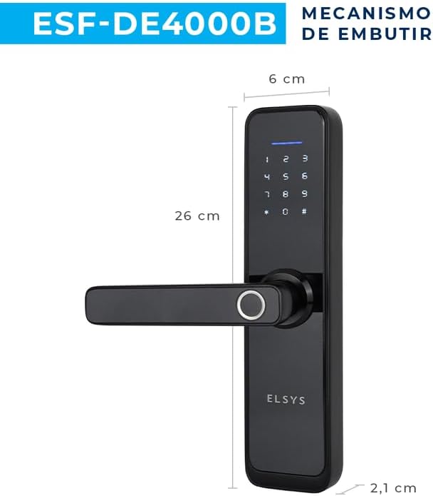Fechadura Digital Elsys ESF-DE4000B