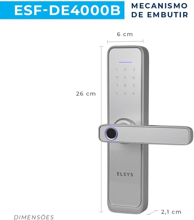 Fechadura Digital Elsys ESF-DE4000B