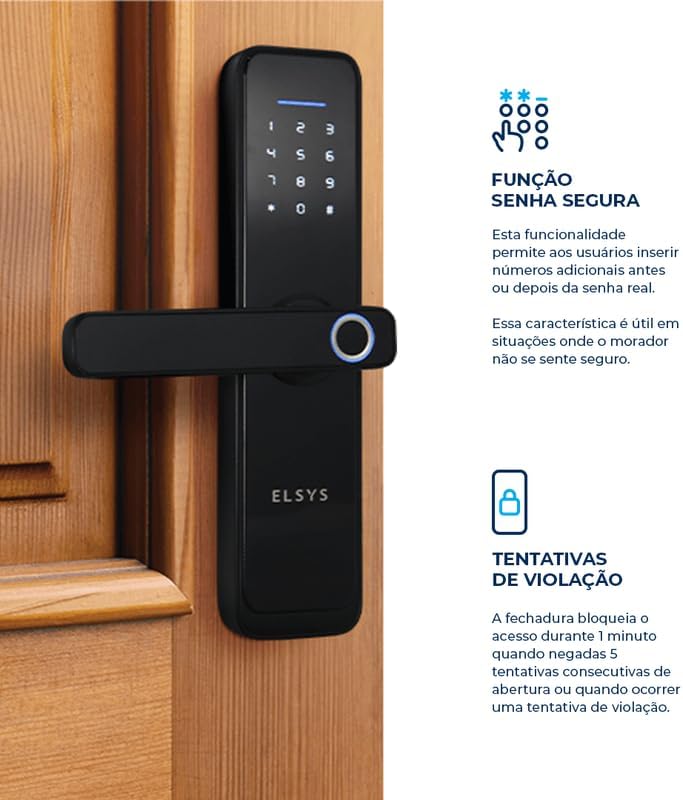 Fechadura Digital Elsys ESF-DE4000B