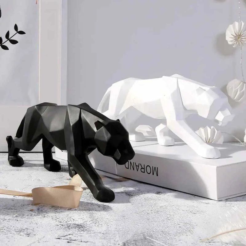 Estátua de Leopardo em Resina - Carioca