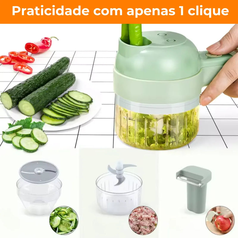 Triturador multifuncional 4 em 1 Carioca + Brinde Escova de limpeza