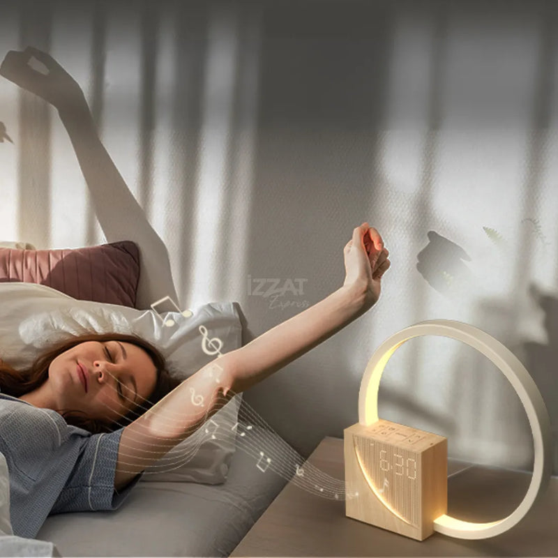 Luminária com Relógio Digital Premium - Carioca