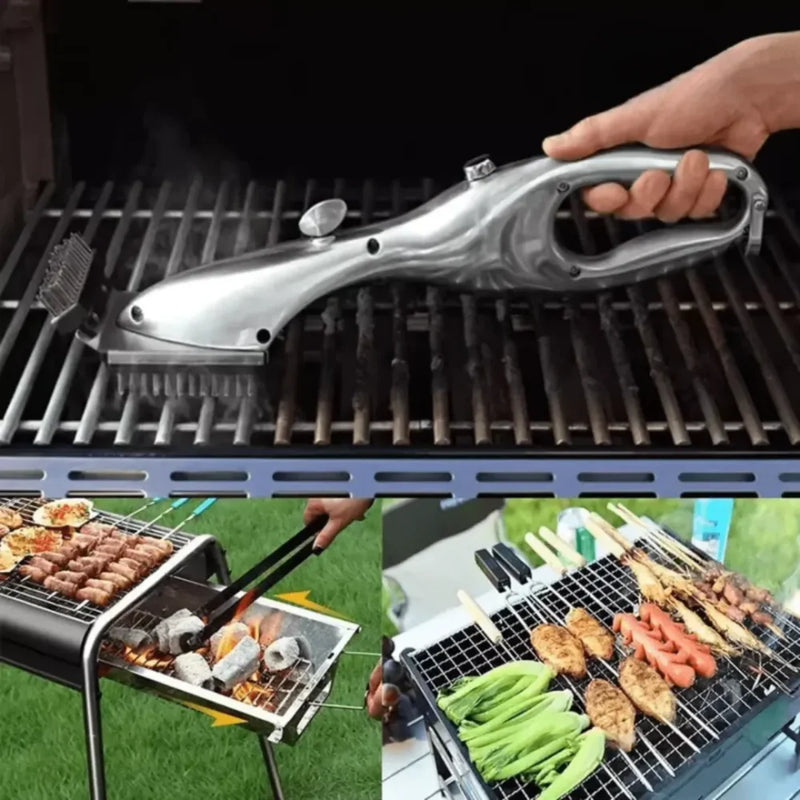 Brush Grill Carioca™ - Escova de Limpeza a Vapor Para Churrasqueira