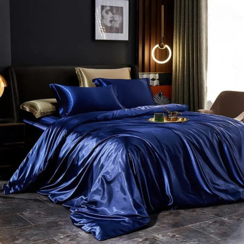 Conjunto de Cama em Seda 4 Peças - Carioca