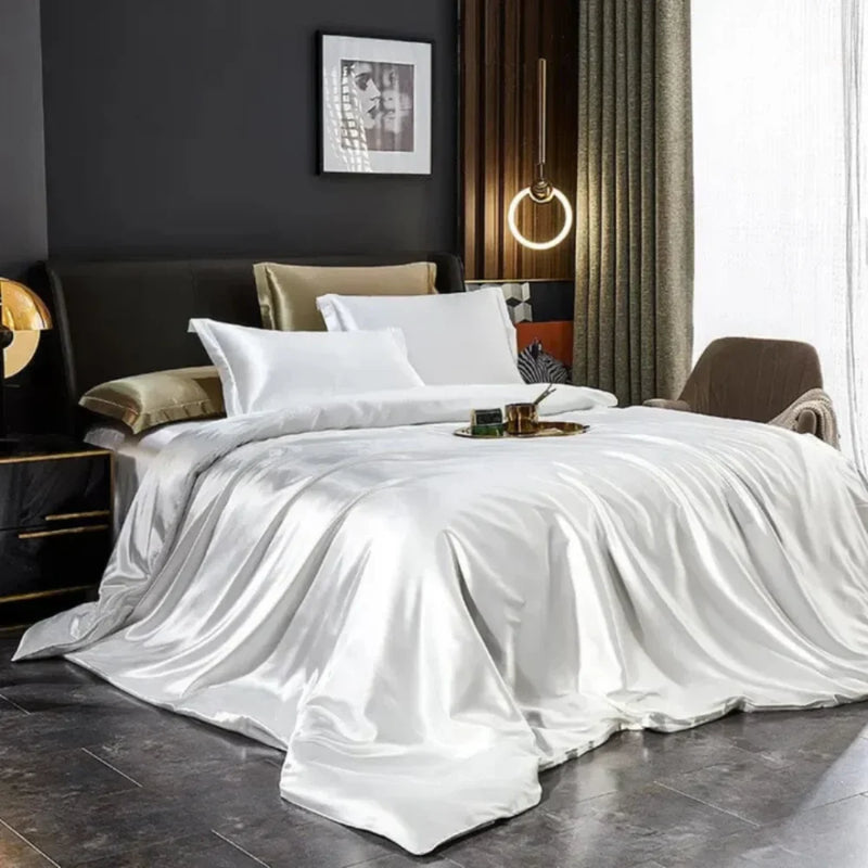 Conjunto de Cama em Seda 4 Peças - Carioca