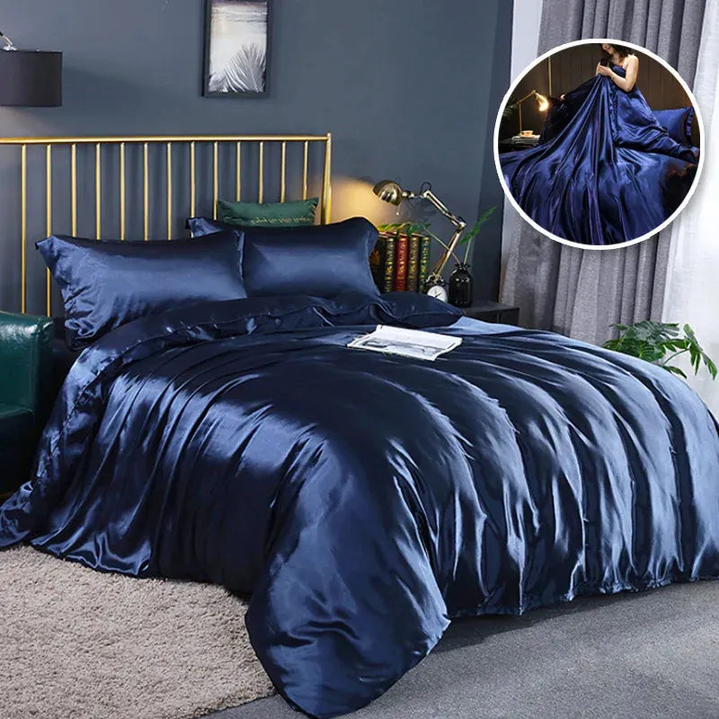 Conjunto de Cama em Seda 4 Peças - Carioca