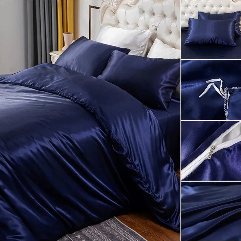Conjunto de Cama em Seda 4 Peças - Carioca