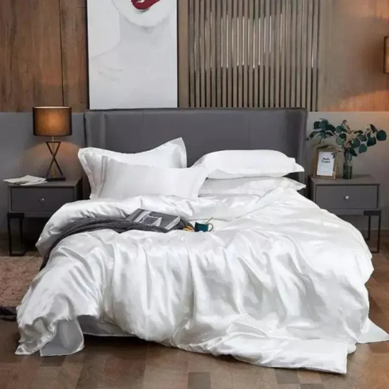 Conjunto de Roupas de Cama de Cetim - Carioca