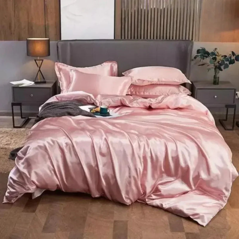 Conjunto de Roupas de Cama de Cetim - Carioca