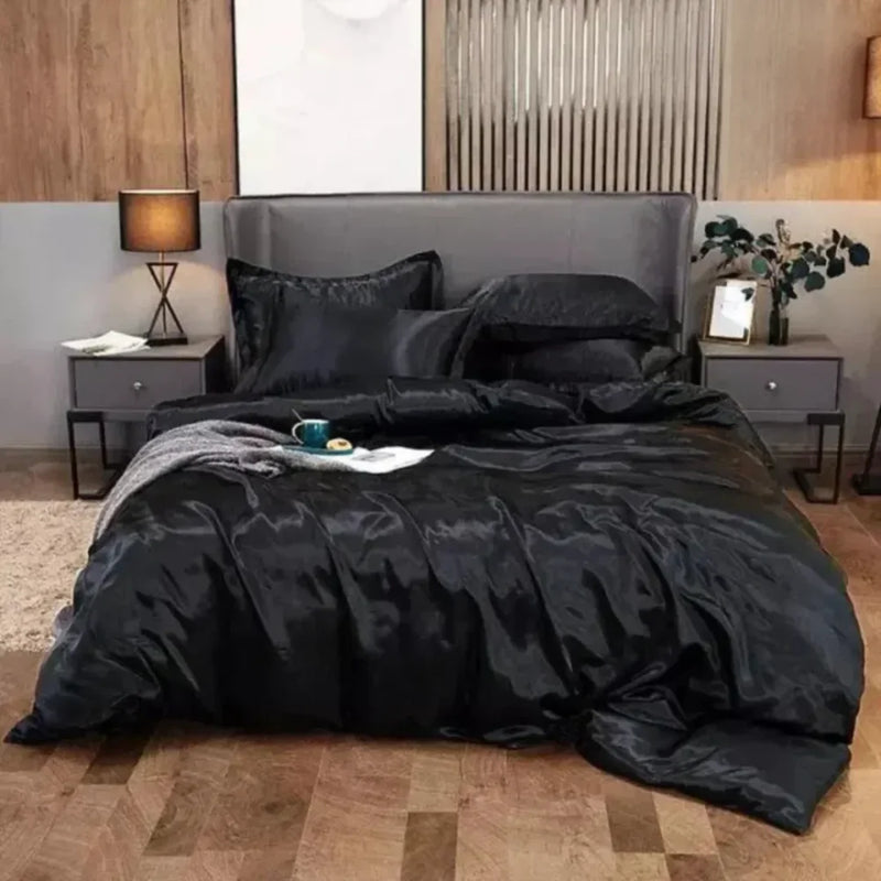 Conjunto de Roupas de Cama de Cetim - Carioca