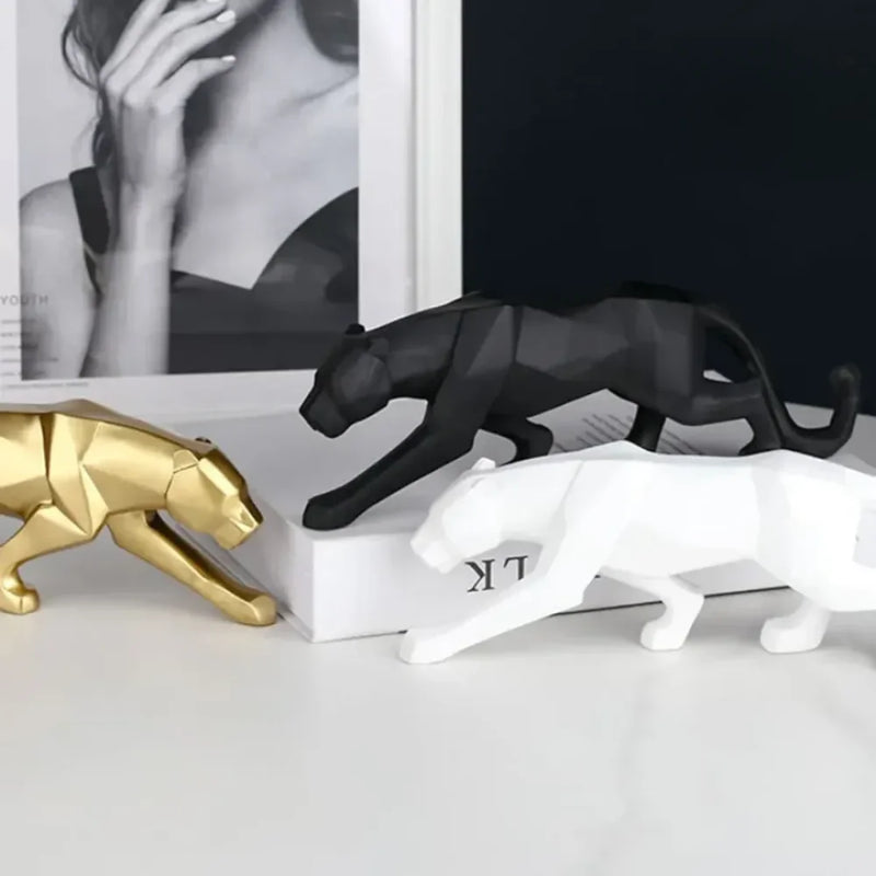 Estátua de Leopardo em Resina - Carioca