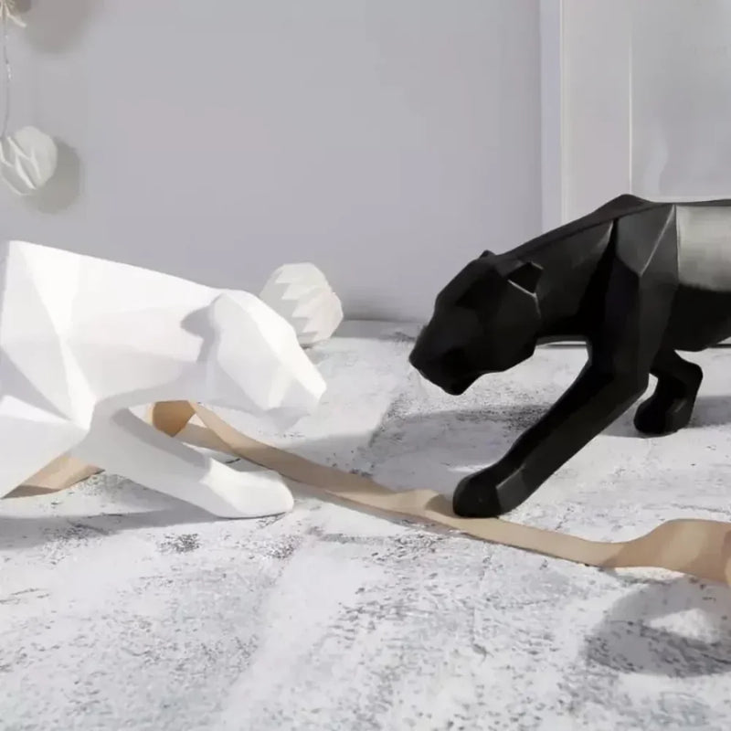 Estátua de Leopardo em Resina - Carioca
