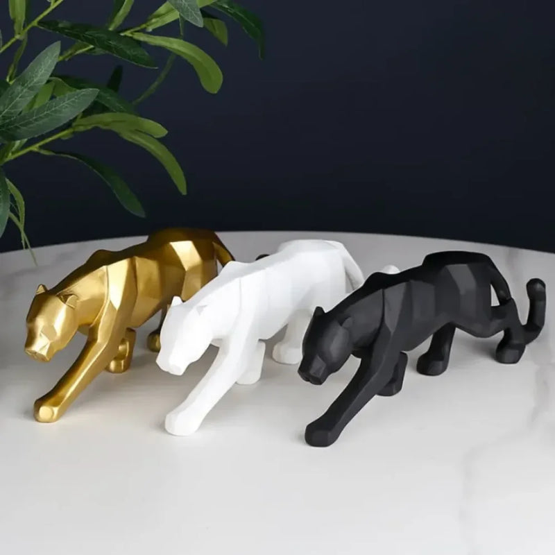Estátua de Leopardo em Resina - Carioca