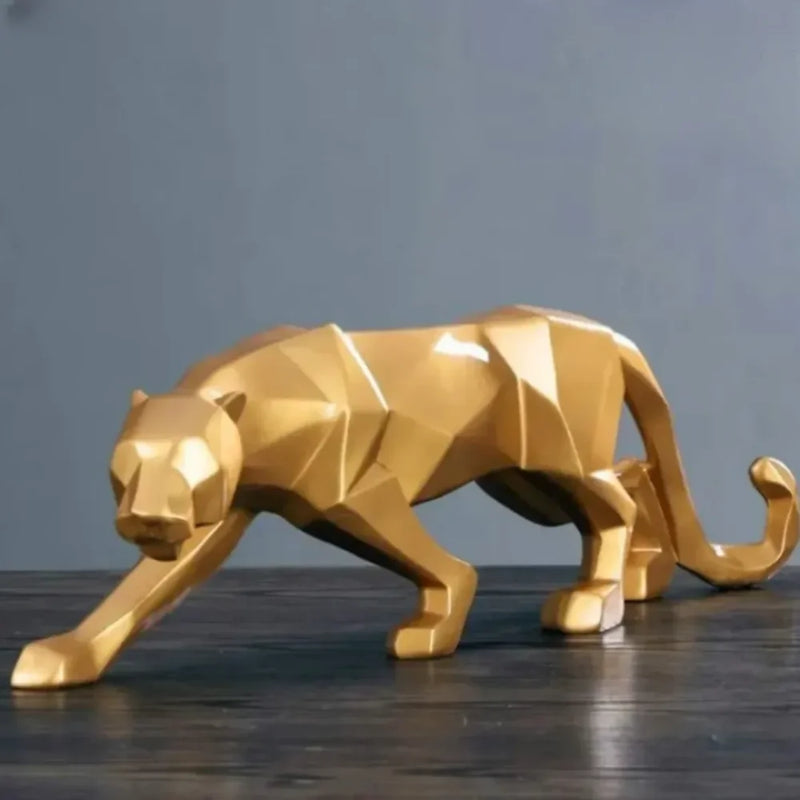 Estátua de Leopardo em Resina - Carioca