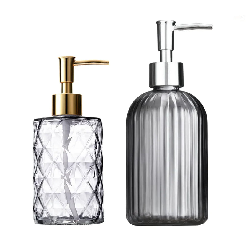 Kit Dispenser de Vidro Para Sabonete Liquido - Carioca