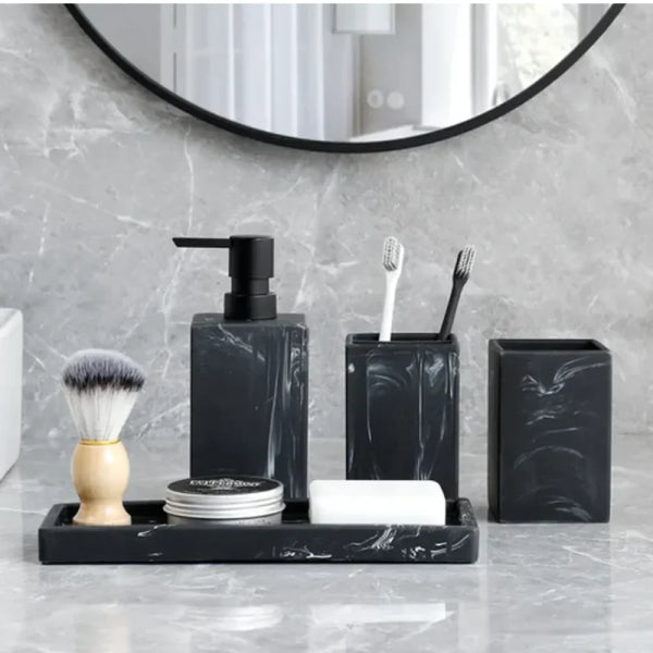 Kit Para Banheiro de Mármore -  Carioca
