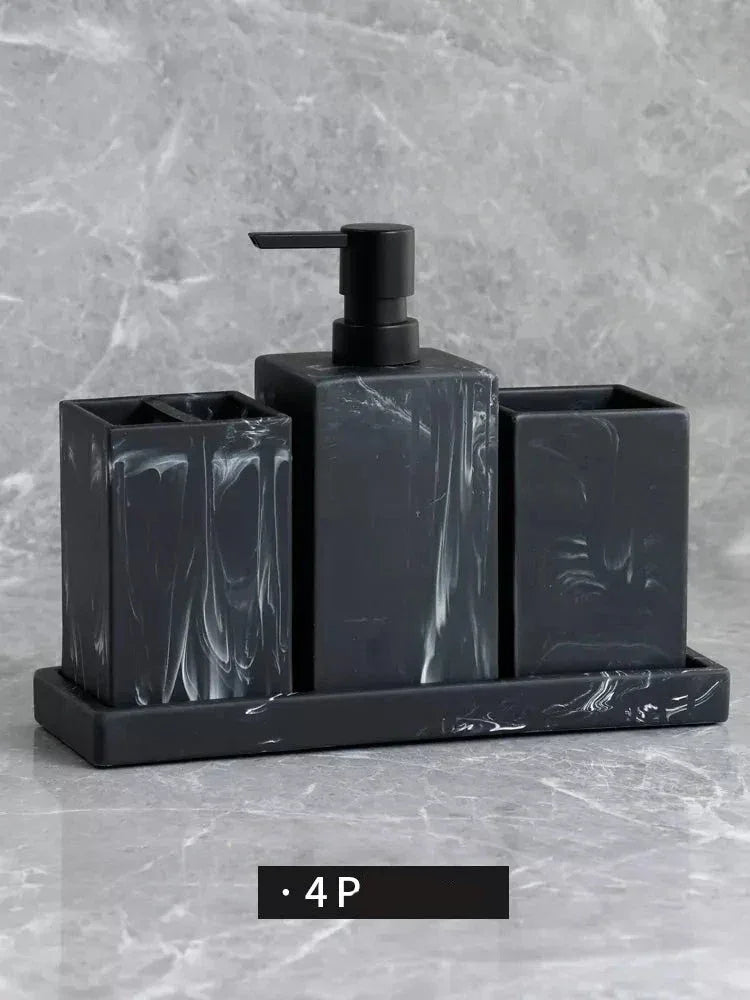 Kit Para Banheiro de Mármore -  Carioca