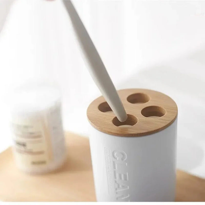 Kit para Banheiro em Bambu - Carioca