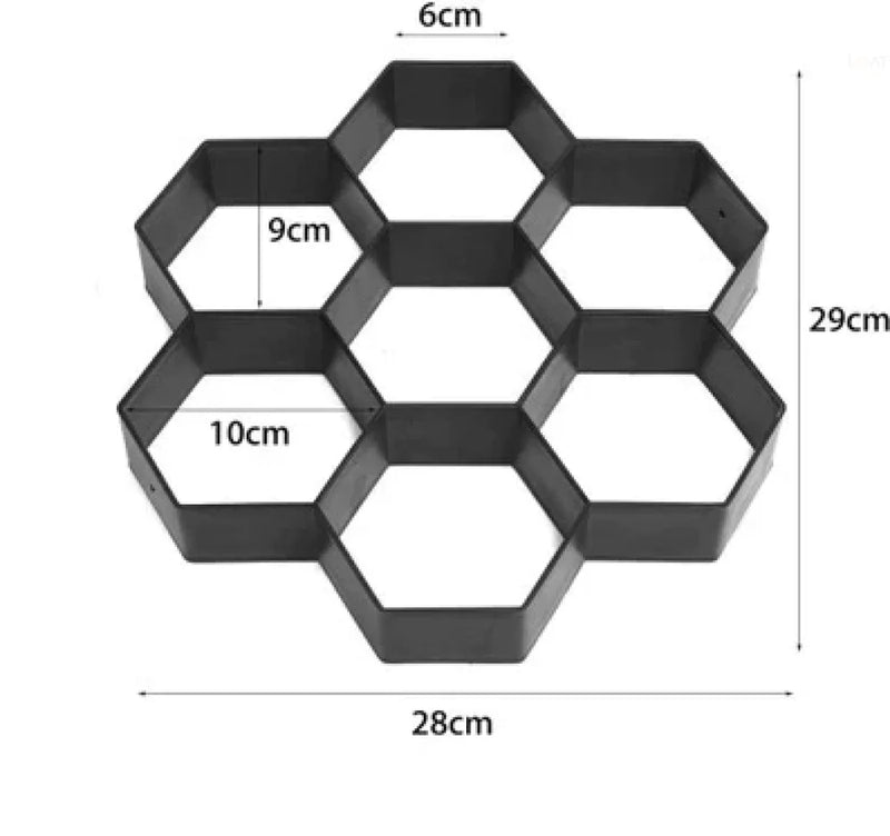 Molde Forma de Piso para Decoração de Jardim - Carioca