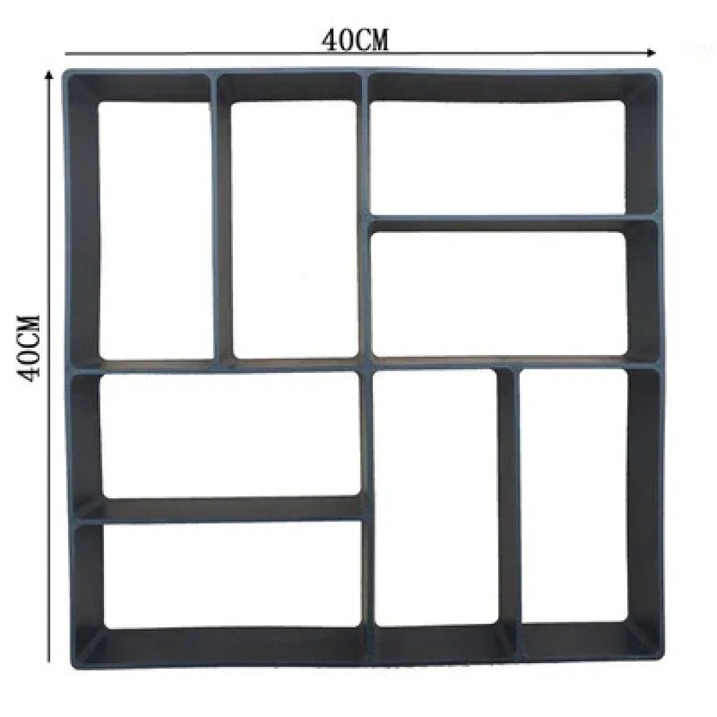 Molde Forma de Piso para Decoração de Jardim - Carioca