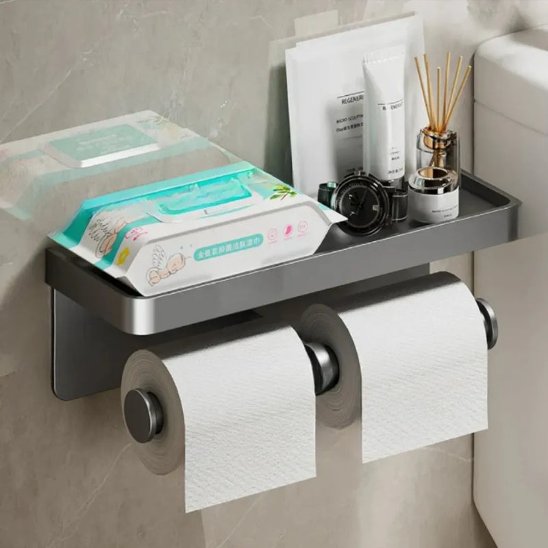 Suporte de Papel Higiênico com Apoio de Celular - Carioca