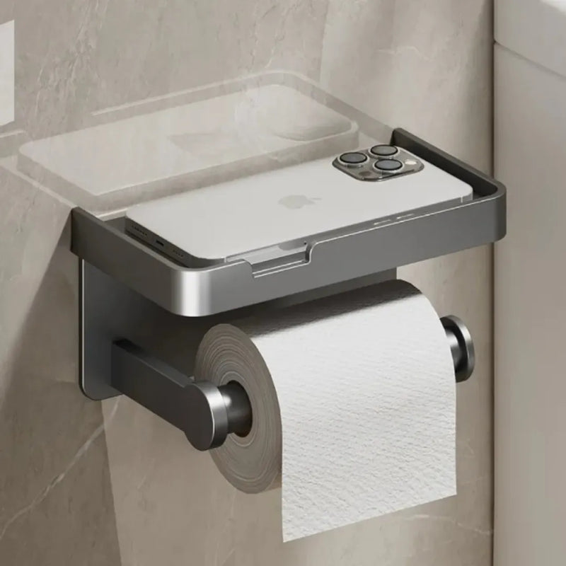 Suporte de Papel Higiênico com Apoio de Celular - Carioca
