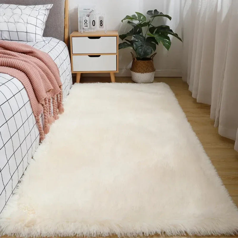 Tapete de Pelúcia para Quarto Antiderrapante - Carioca
